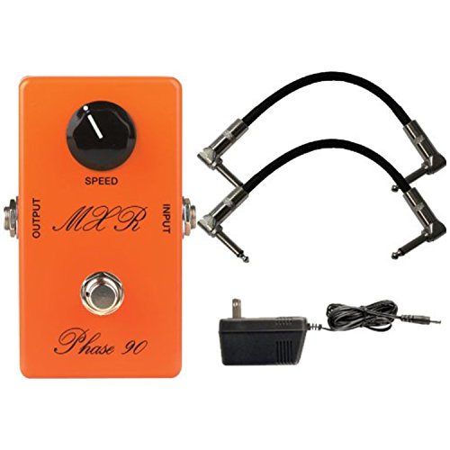 MXR CSP026 Vintage Phase Pedal w/ 9V Power Supply and Patch Cables