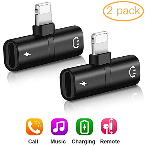ascolto ricarica Compatibile con i Phone X/Xs Max/XR Adattatore Cuffie,2 in  1 Adattatore supporto per le chiamate 8/8 Plus 7/7 Plus Accessori per cuffie  Elettronica outlookplanningdevelopment.com.au