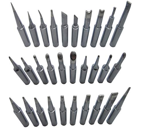 30 PCS Soldering Tips 900M for 936 937 888D 907 FX-600 M12SI-D 64-053 936/936B 3020/3020-XTS Solder Iron Station Tool Bit Tip