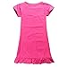 KIDHF Trolls Comfy Loose Fit Pajamas Girls Printed Princess Dress (Red,130/8-9Y)