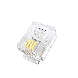 SMITON 100PACK RJ11 Connectors Telephone Modular