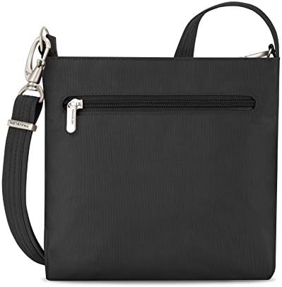 Travelon Anti-Theft Classic Mini Shoulder Bag, Black, One Size 7 Travelon Anti-Theft Classic Mini Shoulder Bag, Black, One Size