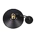 B2ocled Black Pendant Light, Edison Light Bulb American Village Lamps Hanging,Diameter 8.66in Pendant Lighting