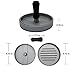 Hamburger Press, Aluminum Burger Press with Heavy Duty Non-Stick Patty Maker Pan, Professional Food Grade Hamburger Mold Ideal for BBQ Grill, Home, Parties, Picnic, kitchen Accessories for Hamburger