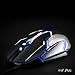 AIRFOX GS2000 Gaming Mouse with 7 Soothing LED Colors, 3200 Adjustable DPI 4 Levels, 6 Buttons Ergonomic, PRO Wired Gaming Mouse for PC