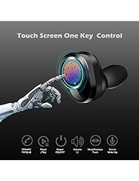 Earbuds 5.0 Stereo Hi-Fi Sound Negro Intraaural Dentro de oído auricular