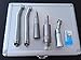 NSKI New Style Dental Low High Speed Kit Wrench Type (Ex203c+2 Pana Max) 4Hole With Additional Cartridge and Aluminum Box by SoHome