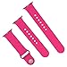 XIYA Soft Silicone Replacement Sport Band for Apple Watch for 2 Lengths, Barbie pink 38mm