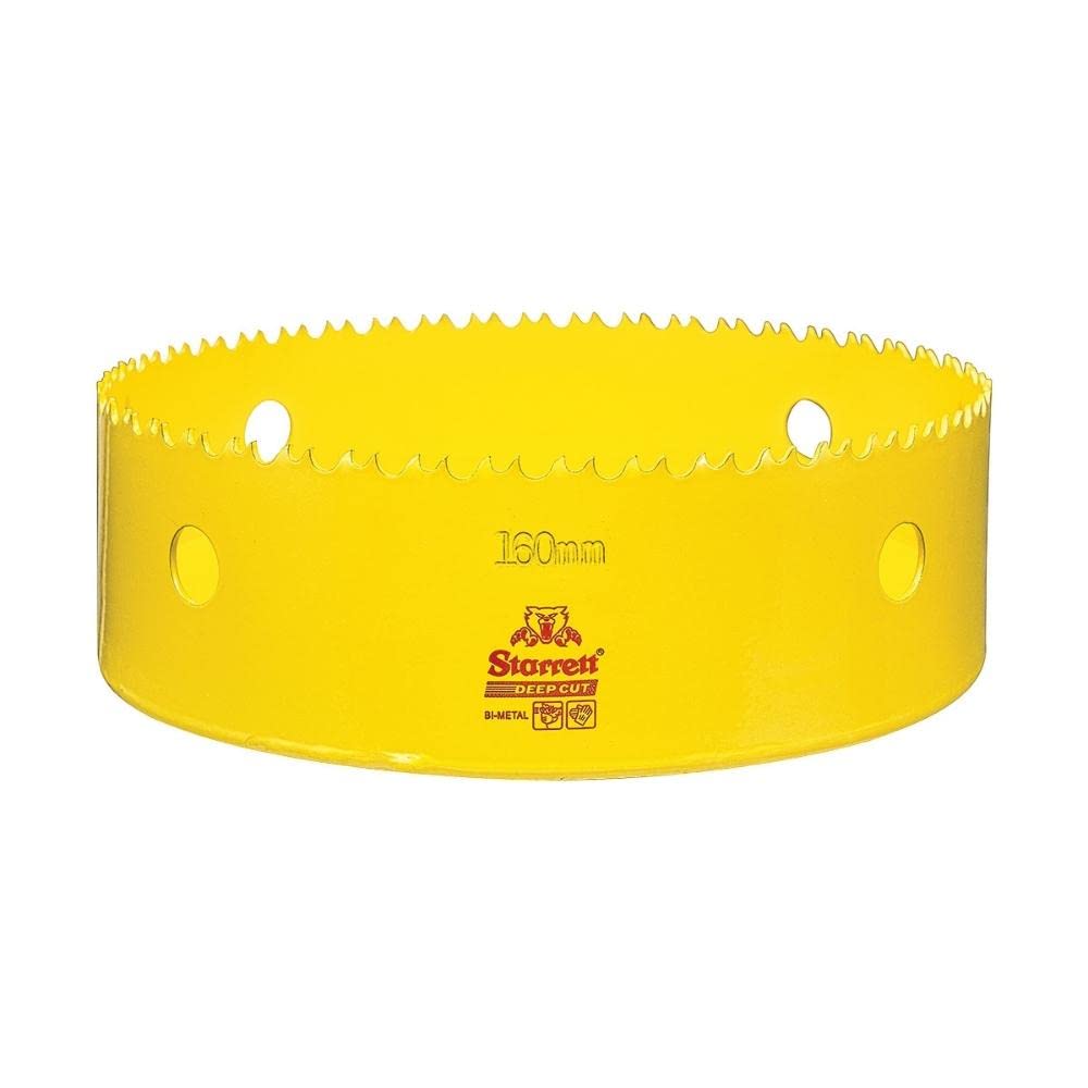 Starrett DCH160M Bi Metal Deep Cut Hole Saw, 160mm
