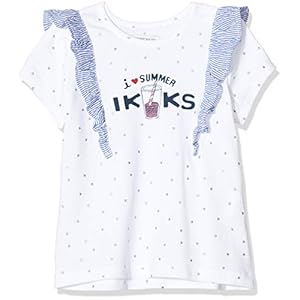 IKKS T-shirt I Love Summer Baby Meisje – ivoor – 6-9 mois