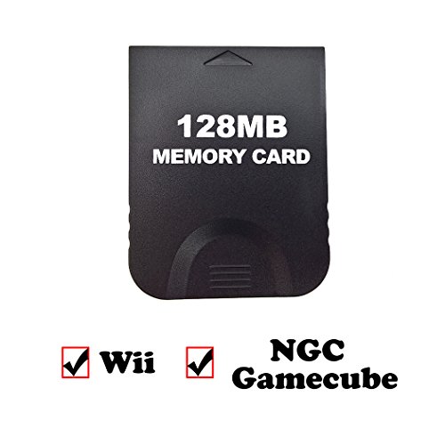 Aoyoho Black 128MB Gaming Memory Card Compatible Wii and Gamecube