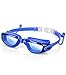 SBORTI Swim Goggles,Clear Swimming Goggles Anti Fog UV Protection for Men Women