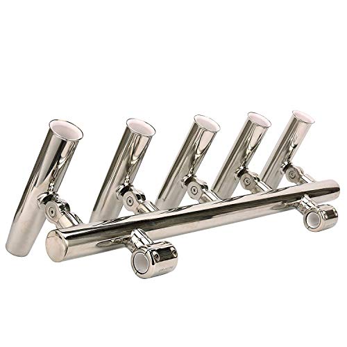 Amarine Made 5 Rutenhalter Winkel verstellbar Rutenhalter Angelkonsole Boot T Top Rutenhalter Raketenwerfer Einstellbare… – Bild 4