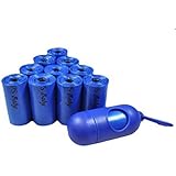 220 Disposable Diaper Refill Bags with FREE Dispenser, Unscented (Color: Blue)