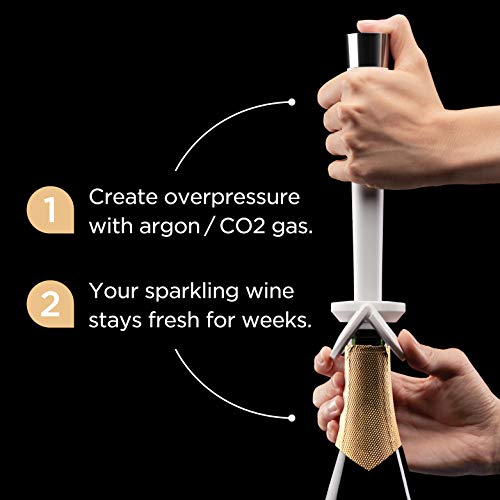 zzysh Champagne Preserver and Champagne Stopper Argon Gas/CO2