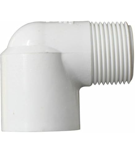 Gomito A 90&deg; A Incollare X Filetto Femmina In PVC-U 40 X 1 1/4", 1,52