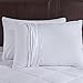 puredown® Natural Goose Feather Down Bed Pillows for Sleeping with 2 Outer Protectors, Hotel King Pillows Set of 2 with Cotton Fabric Cover (Pack of 2)