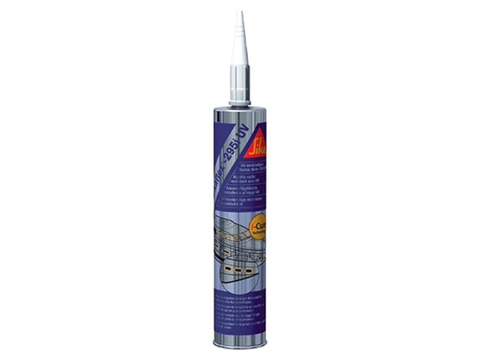 Sika Sikaflex 295 UV Kartusche 300ml - Marine Kleb- und Dichtstoff für Kunststoffglas
