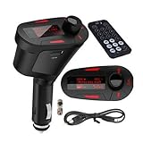 Red Light LCD Car Kit MP3 Player Wireless FM Transmitter Modulator LCD USB SD MMC w/Remote Control Car MP3 FM Pen Drive