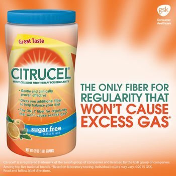 Citrucel Methylcellulose Fiber, Sugar Free, 42 Ounces by Citrucel
