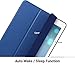 ESR Yippee Smart Case for The iPad Air 2, Smart Case Cover [Synthetic Leather] Translucent Frosted Back Magnetic Cover with Auto Sleep/Wake Function [Light Weight] (Navy Blue)