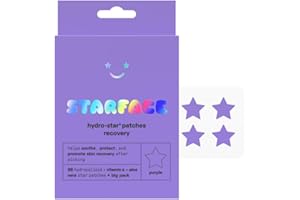 STARFACE WORLD Starface Hydro-Star Recovery BIG PACK, Hydrocolloid Patches with Aloe Vera and Vitamin A, Helps Soothe and Protect Skin After Picking (96 Count)