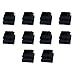 ALEKO Lot of 10, M3 Black Metal Shoe 1/2 Inch for Balusters Stair Supply Part