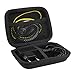 Geekria Shield Headphones Case for in-Ear Headphones, Replacement Hard Shell Travel Carrying Bag with Cable Storage, Compatible with JVC, JBL, Bose, HiFiman, Shure Headset (2 Packs/Black)