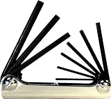 Eklind 20911 Standard 9pc Fold-Up Hex Key Set 5/64" to 1/4"