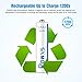 POWXS AAA Rechargeable Batteries, 800mAh Long Lasting 1.2v Triple AAA Solar Batteries for Solar Lights Garden Lamp (8 Pack)