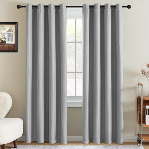 H.versailtex 95% Blackout Linen Curtains Long