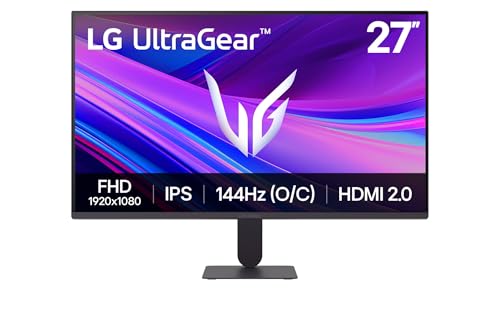 Ultragear™ 27G411A-B.AEU Ecran PC Gaming 27" - Dalle IPS résolution FHD (1920x1080), 5ms GtG 144Hz, HDR 10, sRGB 99% (CIE1931), AMD FreeSync, inclinable, DisplayPort 1.4, HDMI 2.0