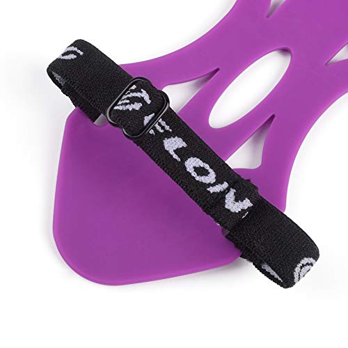 SZEO Archery Arm Guard Arm Protective Gears Rubber Armguard for Hunting Shooting Purple