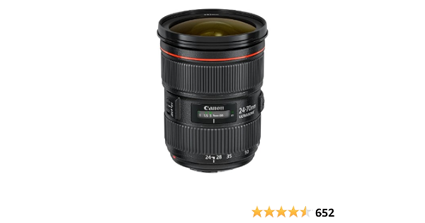 Amazon Com Canon Ef 24 70mm F 2 8l Usm Standard Zoom Lens For Canon Slr Cameras Camera Lenses Camera Photo