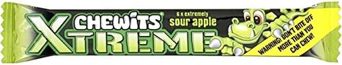 Chewits Extreme Sour Apple (Pack of 4)