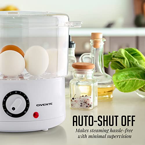 OVENTE 3Tier Electric Food Steamer with Three Stackable Baskets