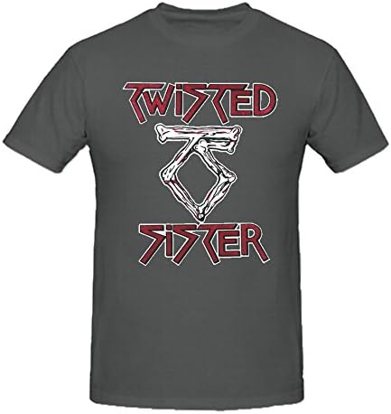 Twisted Sister The Knife Band Logo O-Neck Men Shirt Grey