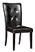 Homelegance Decatur PU Leather Dining Chair (Set of 2), Dark Brown