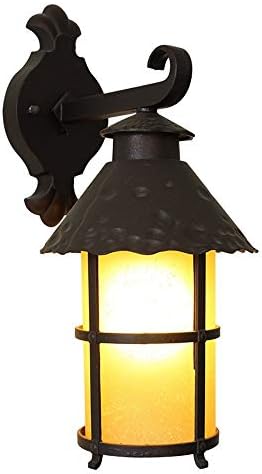 Wylucky ヨーロッパのレトロな屋外壁ランプ1 ライト防水外壁照明器具アルミダイカスト