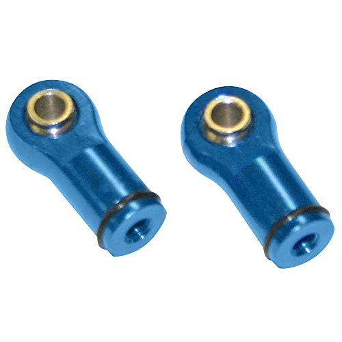 Hot Racing RVO154M06 Blue Ball Type Aluminum Shock Ends