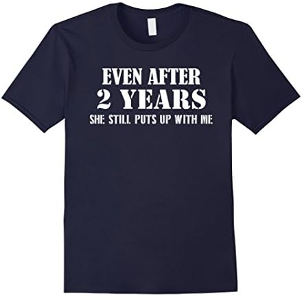 Men's Funny Anniversary Gifts For Him - 2 Years Anniversary Gifts XL Navy