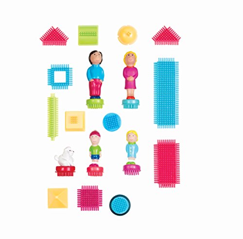 Bristle Blocks Toy Building Blocks for Toddlers (80 Pieces in Jar)