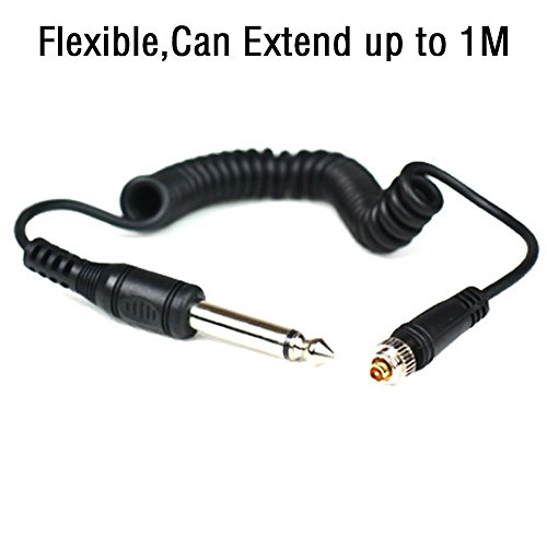 YONGNUO 2 Pack Flash Sync Cord for Strobe 6.35mm + 3.5mm Flash PC Sync Cable Adapter for RF 603 Flash Trigger and Studio LS-PC635 - Thumbnail 2