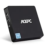 Mini Desktop PC,ACEPC T9 Fanless Mini Computer Windows 10 (64-bit) Intel Atom x5-Z8350 Processor up to 1.92 GHz,4GB Ram 32GB eMMC Storage,Support Dual Band Wi-Fi (2.4GHz/5.0GHz),4K HD,Bluetooth 4.0