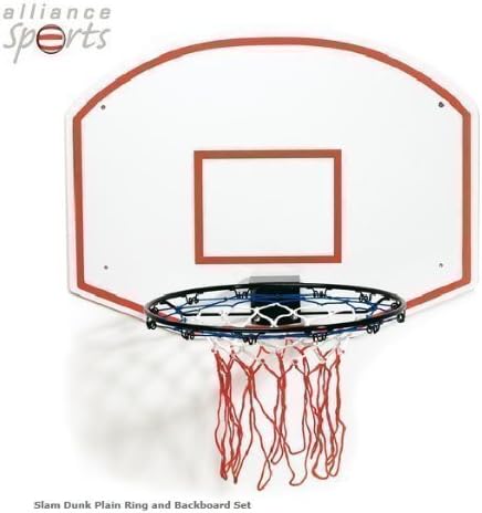 Plain Ring and Backboard Set by Slam Dunk