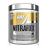GAT Clinically Tested Nitraflex, Testosterone Enhancing Pre Workout, Pina Colada, 300 Gram