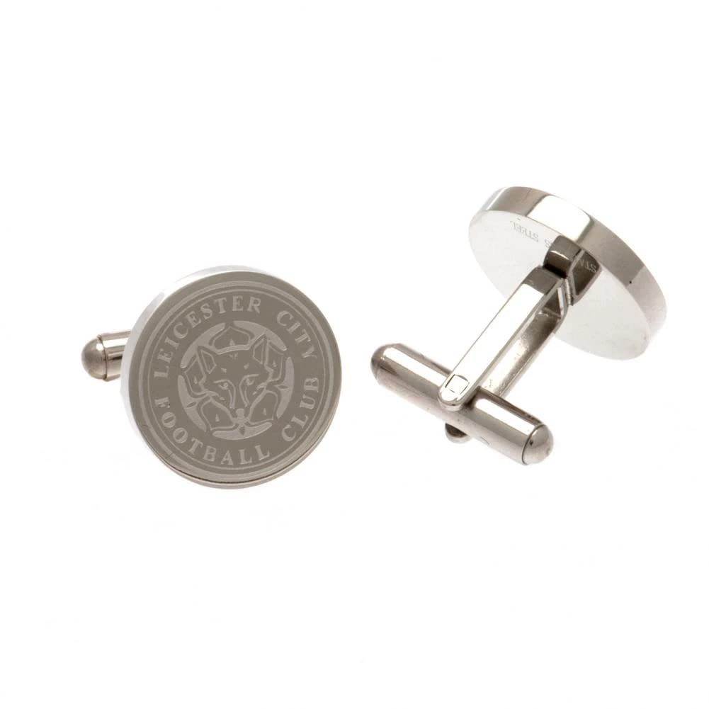 Leicester City F.C. Stainless Steel Cufflinks CR Official Merchandise