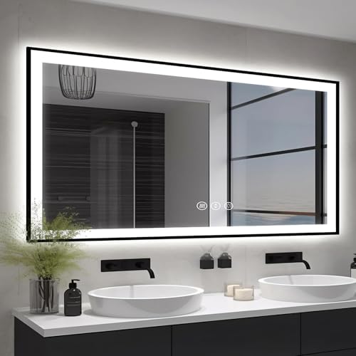 EchosLife Large LED Bathroom Vanity Mirror