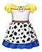 Jurebecia Little Girls Cowgirls Dress Halloween Costume Princess Fancy Dress Up Holiday Party Dresses Size 3T Yellow
