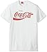 Coca-Cola Men's Eighties Coke Short Sleeve T-Shirt, White Medium